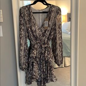 Do + Be snake print dress